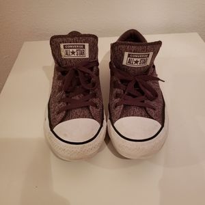 Size 10 dark purple converse
